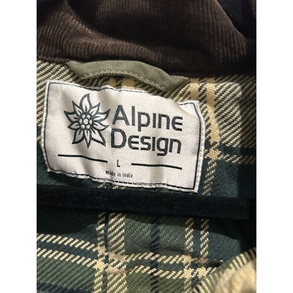 NWT Alpine Design Men's L Jacket, Large, Vintage Olive MSRP $98 - Picture 3 of 3
